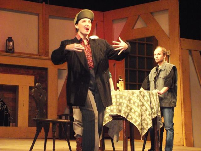 Декорації та костюми до вистави «Рятуйте, мене женять!» К. Крьоца. 1980-і рр. Художник П. Магратій